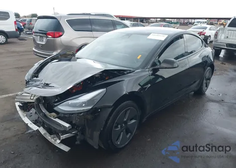 2021 Tesla Model 3 Standard Range Plus Rear-Wheel Drive from USA, damaged, VIN 5YJ3E1EA6MF986065